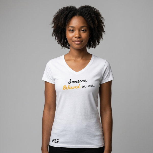 Believe In Me Ladies V-Neck